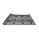 Sideview of Abstract Gray Modern Rug, abs4586gry