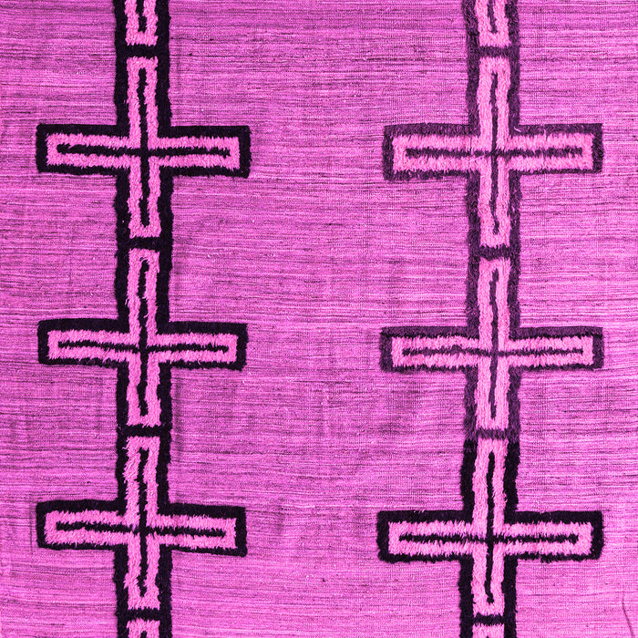 Machine Washable Abstract Pink Modern Rug, wshabs4586pnk