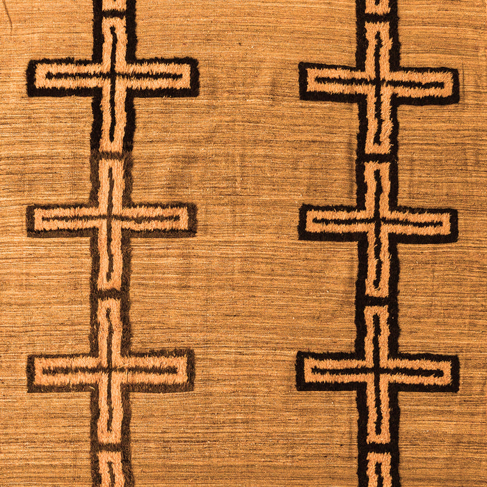 Abstract Orange Modern Rug, abs4586org