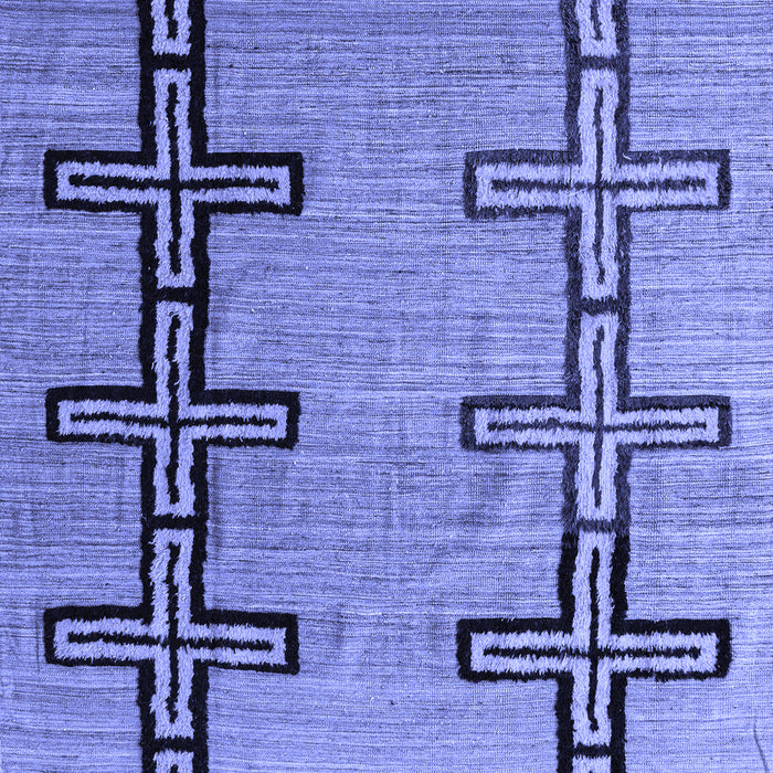 Abstract Blue Modern Rug, abs4586blu