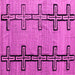 Square Abstract Pink Modern Rug, abs4586pnk