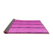 Sideview of Abstract Pink Modern Rug, abs4587pnk