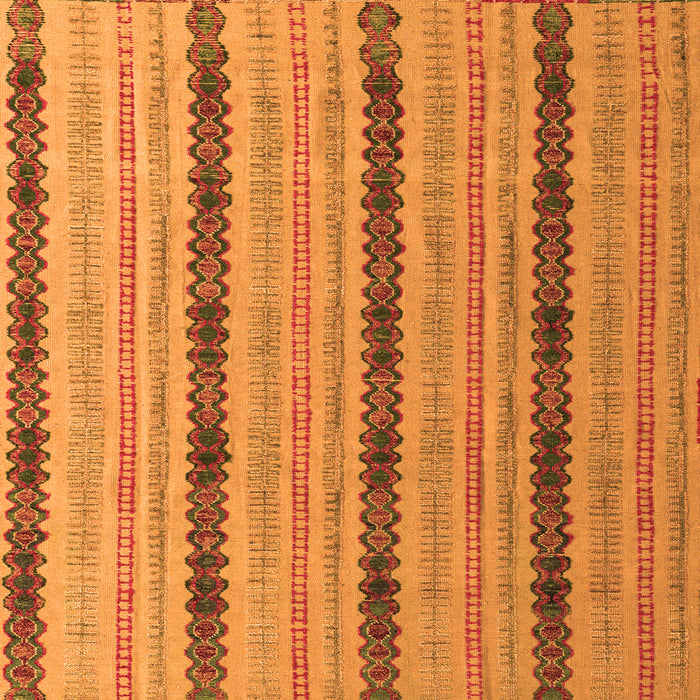 Square Machine Washable Abstract Orange Modern Area Rugs, wshabs4587org