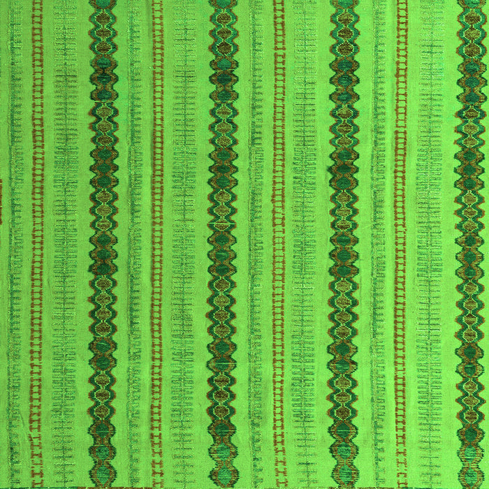 Square Abstract Green Modern Rug, abs4587grn