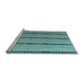 Sideview of Machine Washable Abstract Light Blue Modern Rug, wshabs4587lblu