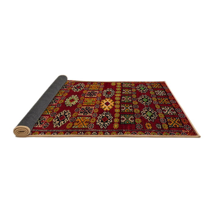 Sideview of Abstract Light Brown Southwestern Rug, abs4588