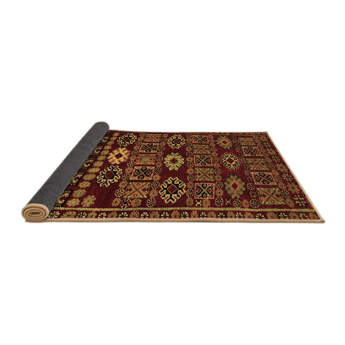 Sideview of Southwestern Brown Country Rug, abs4588brn