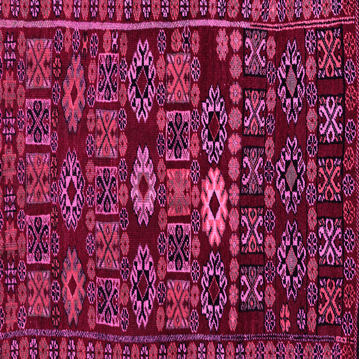 Square Southwestern Pink Country Rug, abs4588pnk