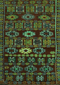 Southwestern Turquoise Country Rug, abs4588turq