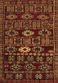 Southwestern Brown Country Rug, abs4588brn