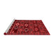 Country Red Washable Rugs