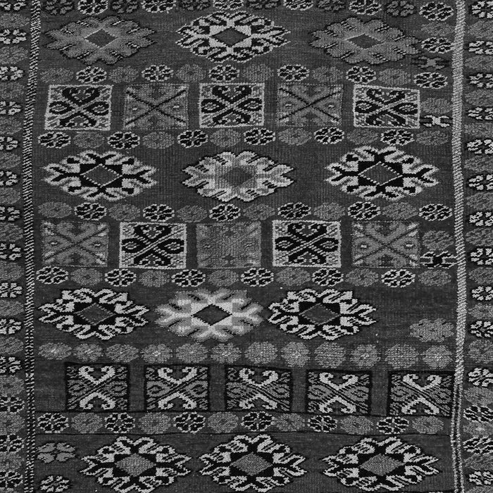 Machine Washable Southwestern Gray Country Rug, wshabs4588gry