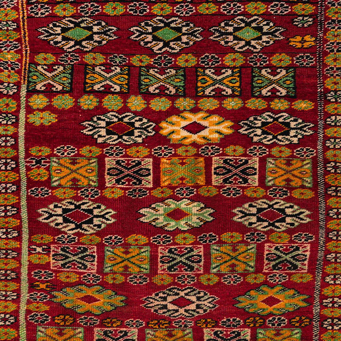 Abstract Light Brown Southwestern Rug, abs4588