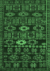 Southwestern Emerald Green Country Rug, abs4588emgrn