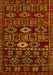 Southwestern Yellow Country Rug, abs4588yw