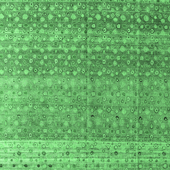 Machine Washable Abstract Emerald Green Modern Area Rugs, wshabs4589emgrn