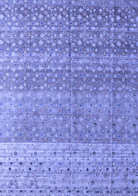 Abstract Blue Modern Rug, abs4589blu