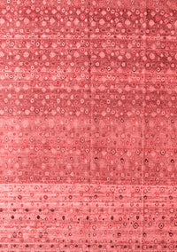 Abstract Red Modern Rug, abs4589red