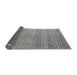 Sideview of Abstract Gray Modern Rug, abs4589gry