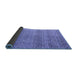 Sideview of Abstract Blue Modern Rug, abs4589blu