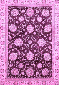 Oriental Purple Traditional Rug, abs458pur