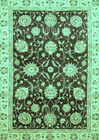 Oriental Turquoise Traditional Rug, abs458turq