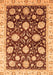 Machine Washable Oriental Orange Traditional Area Rugs, wshabs458org