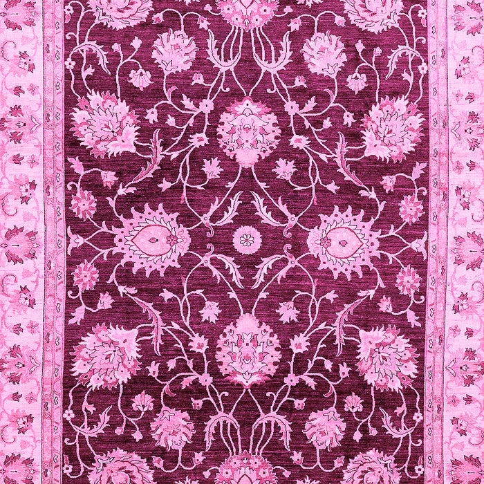 Oriental Pink Traditional Rug, abs458pnk