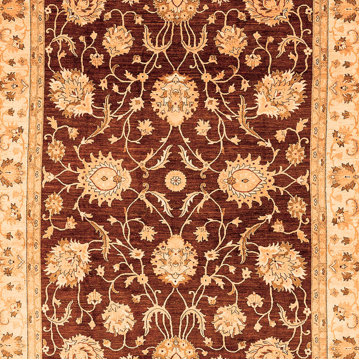 Oriental Orange Traditional Rug, abs458org