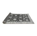 Sideview of Oriental Gray Traditional Rug, abs458gry