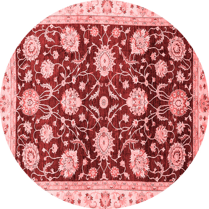 Machine Washable Oriental Red Traditional Rug, wshabs458red