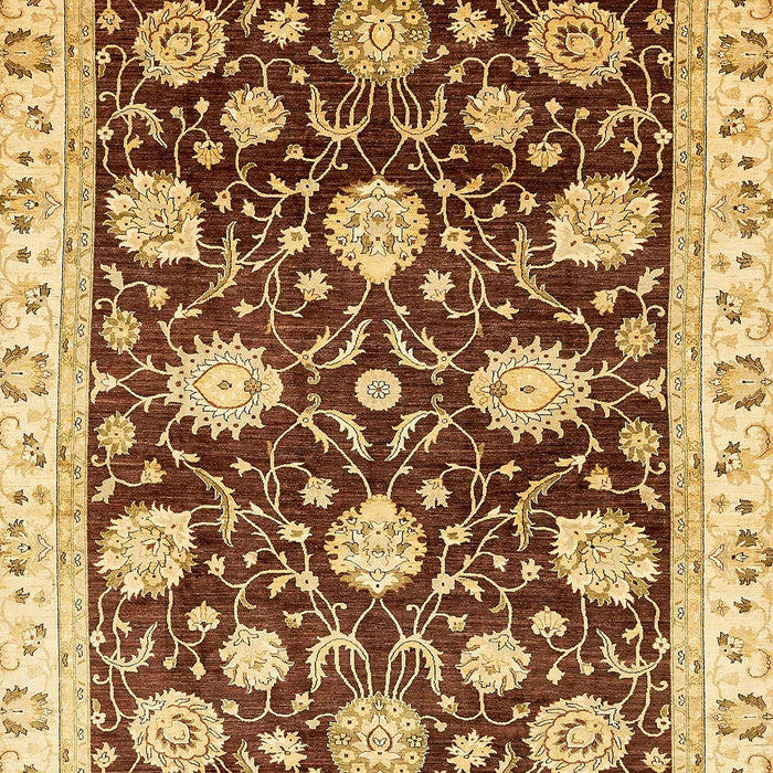 Machine Washable Abstract Chrome Gold Yellow Rug, wshabs458