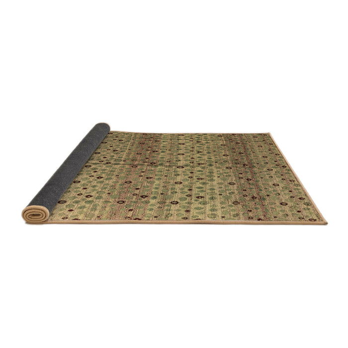 Sideview of Abstract Brown Modern Rug, abs4590brn
