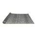 Sideview of Abstract Gray Modern Rug, abs4590gry