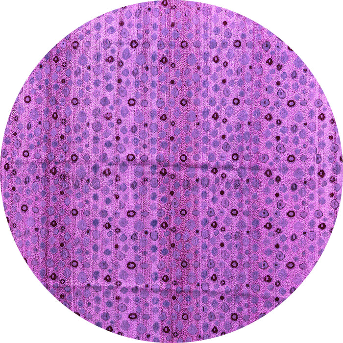 Round Machine Washable Abstract Pink Modern Rug, wshabs4590pnk