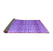 Sideview of Abstract Purple Modern Rug, abs4590pur