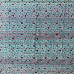 Square Abstract Blue Modern Rug, abs4590