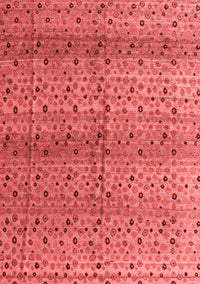 Abstract Red Modern Rug, abs4590red