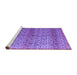 Sideview of Machine Washable Abstract Purple Modern Area Rugs, wshabs4590pur