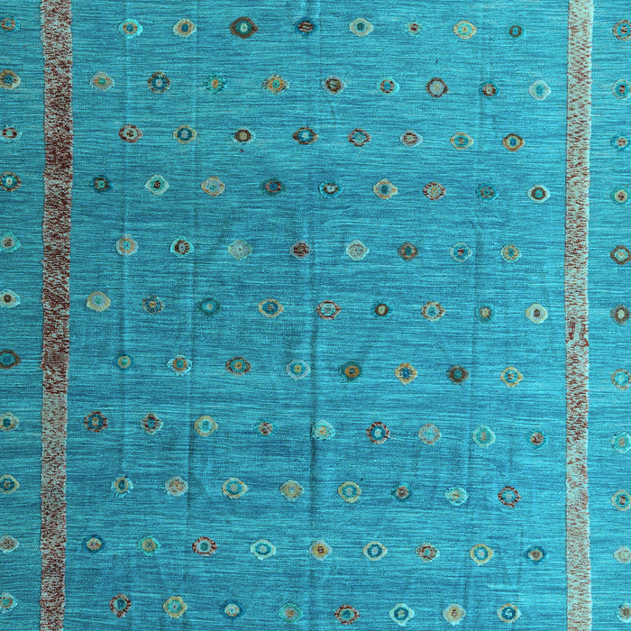 Machine Washable Abstract Light Blue Modern Rug, wshabs4591lblu