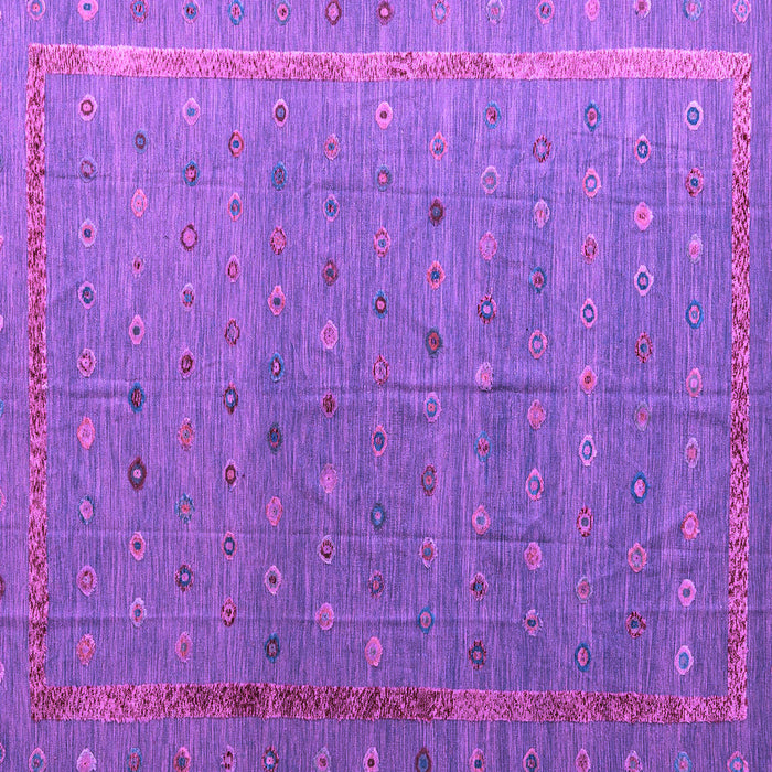Square Abstract Purple Modern Rug, abs4591pur