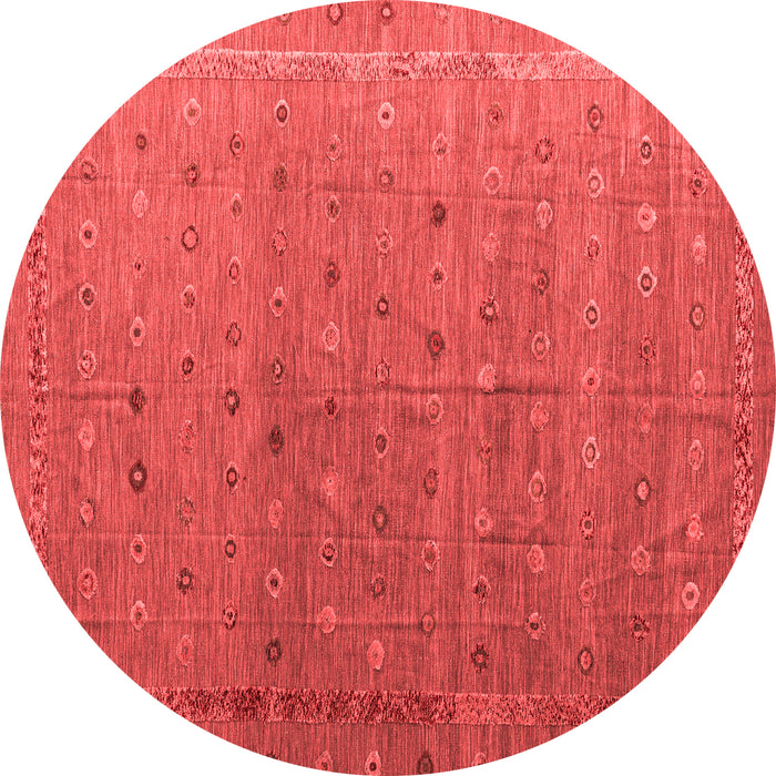 Machine Washable Abstract Red Modern Rug, wshabs4591red