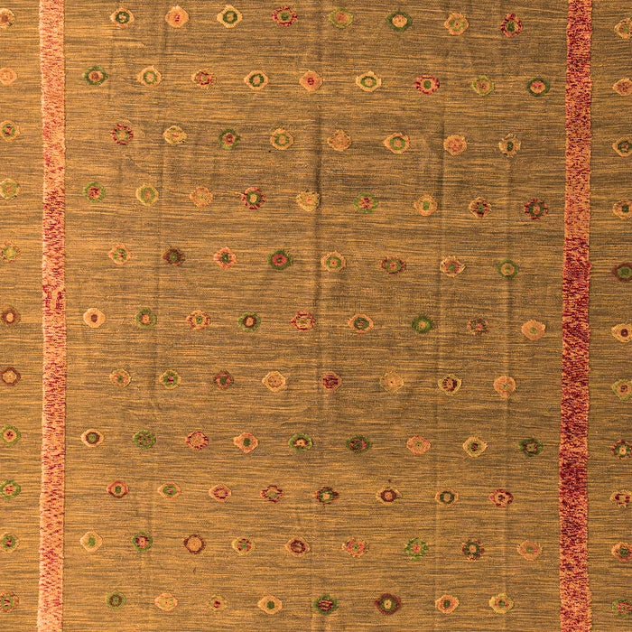 Machine Washable Abstract Orange Modern Area Rugs, wshabs4591org