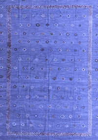 Abstract Blue Modern Rug, abs4591blu