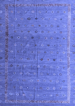 Abstract Blue Modern Rug, abs4591blu
