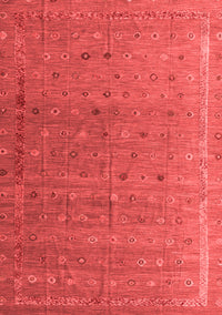 Abstract Red Modern Rug, abs4591red