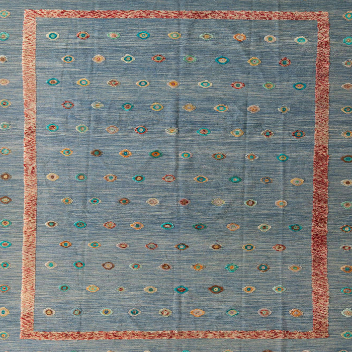 Square Machine Washable Abstract Ash Gray Rug, wshabs4591