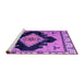 Sideview of Machine Washable Abstract Purple Modern Area Rugs, wshabs4592pur