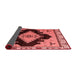 Abstract Red Modern Area Rugs