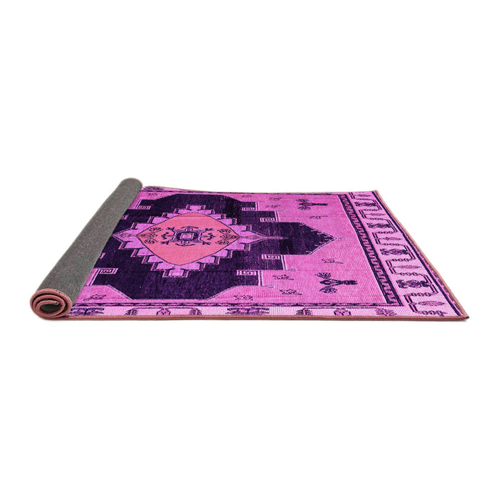 Sideview of Abstract Pink Modern Rug, abs4592pnk